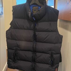 Scotch & Soda- Men’s LG - Down Vest "Genuine Outerwear" - Black